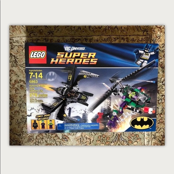Vtg LEGO 6863 Batman Batwing Battle Over Gotham RETIRED Rare Set SEALED NEW - Picture 2 of 8